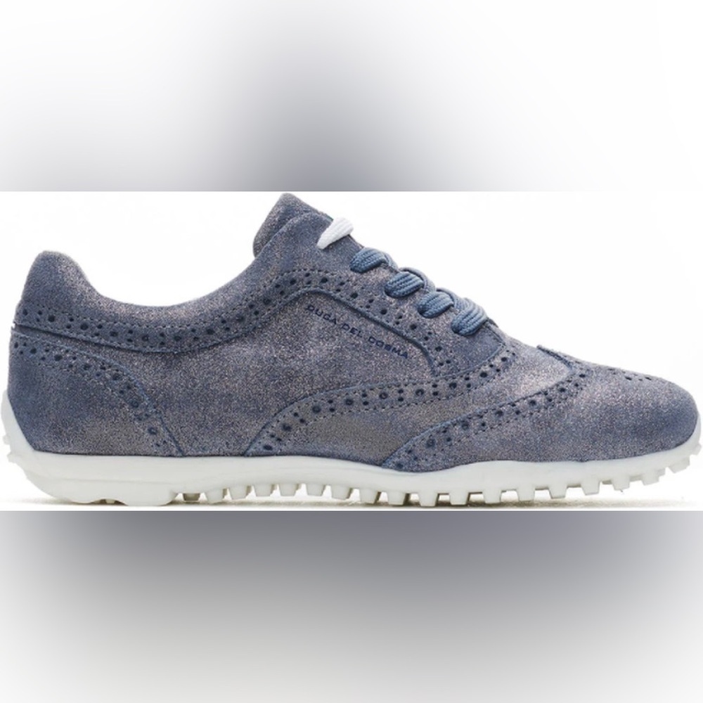 Women’s DUCA DEL COSMA Rhapsody navy sparkling Spikeless golf shoes- Size US 7